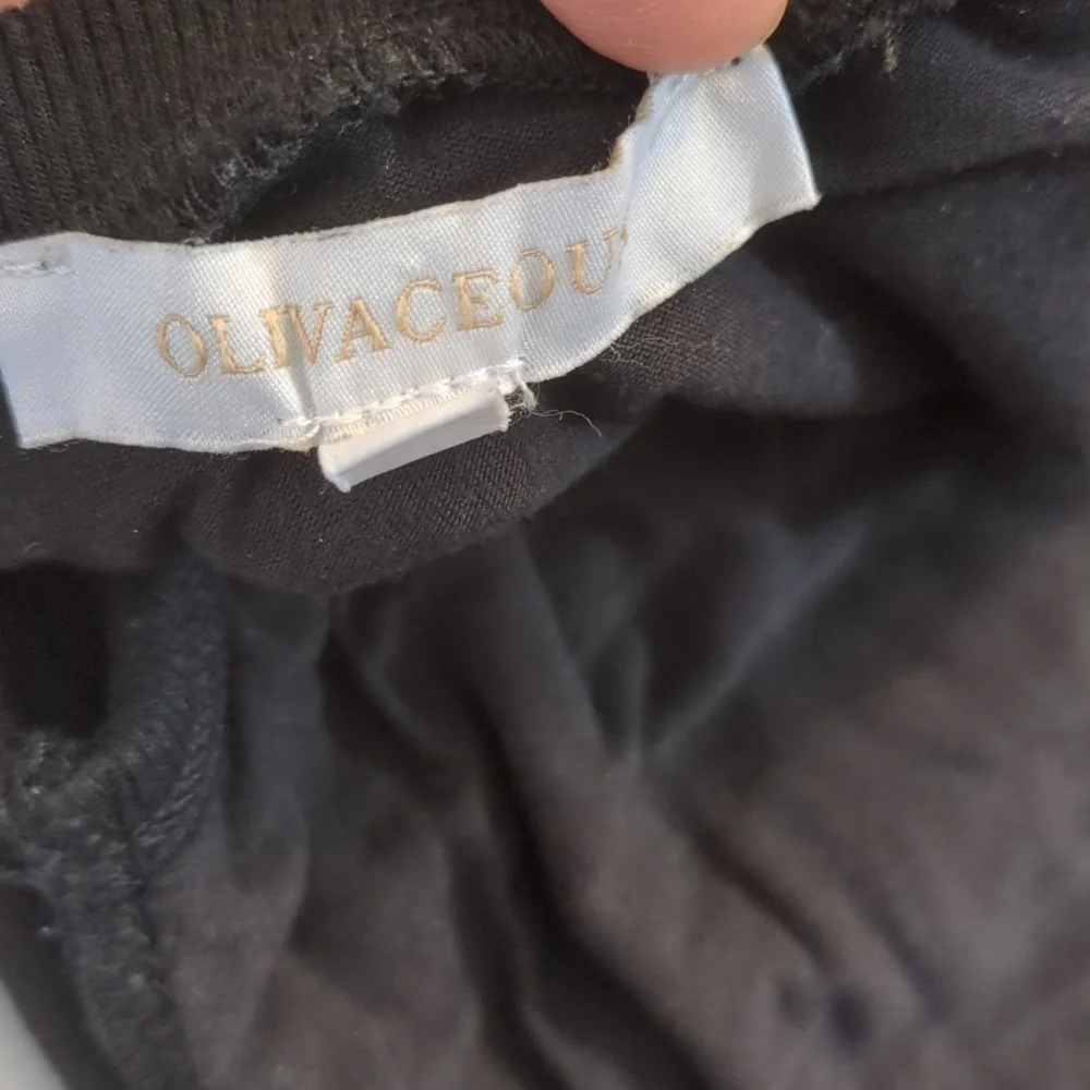 Olivaceous Black Button-Front Dress Size s 95%Rayon